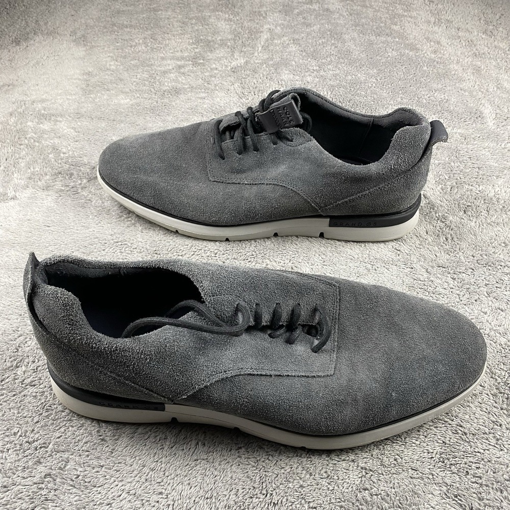 Cole Haan Grand Sneakers Men Size 11.5 M‎  Gray Suede Oxford Comfort Shoes